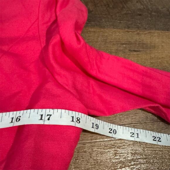 NWT VTG Jessica Howard Hot Pink Linen Blend Blazer Jacket 8 Embroidered Wedding - Picture 9 of 11